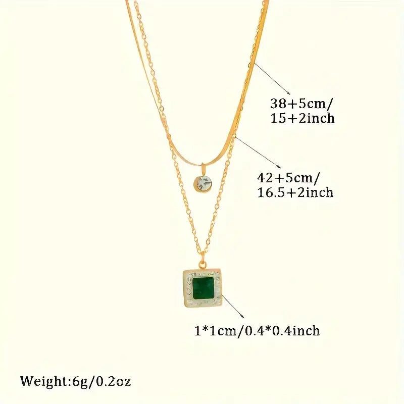 Tirena Necklace – Gold Tone