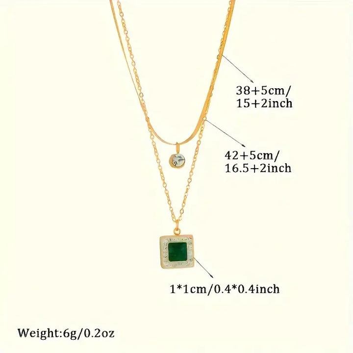 Tirena Necklace – Gold Tone