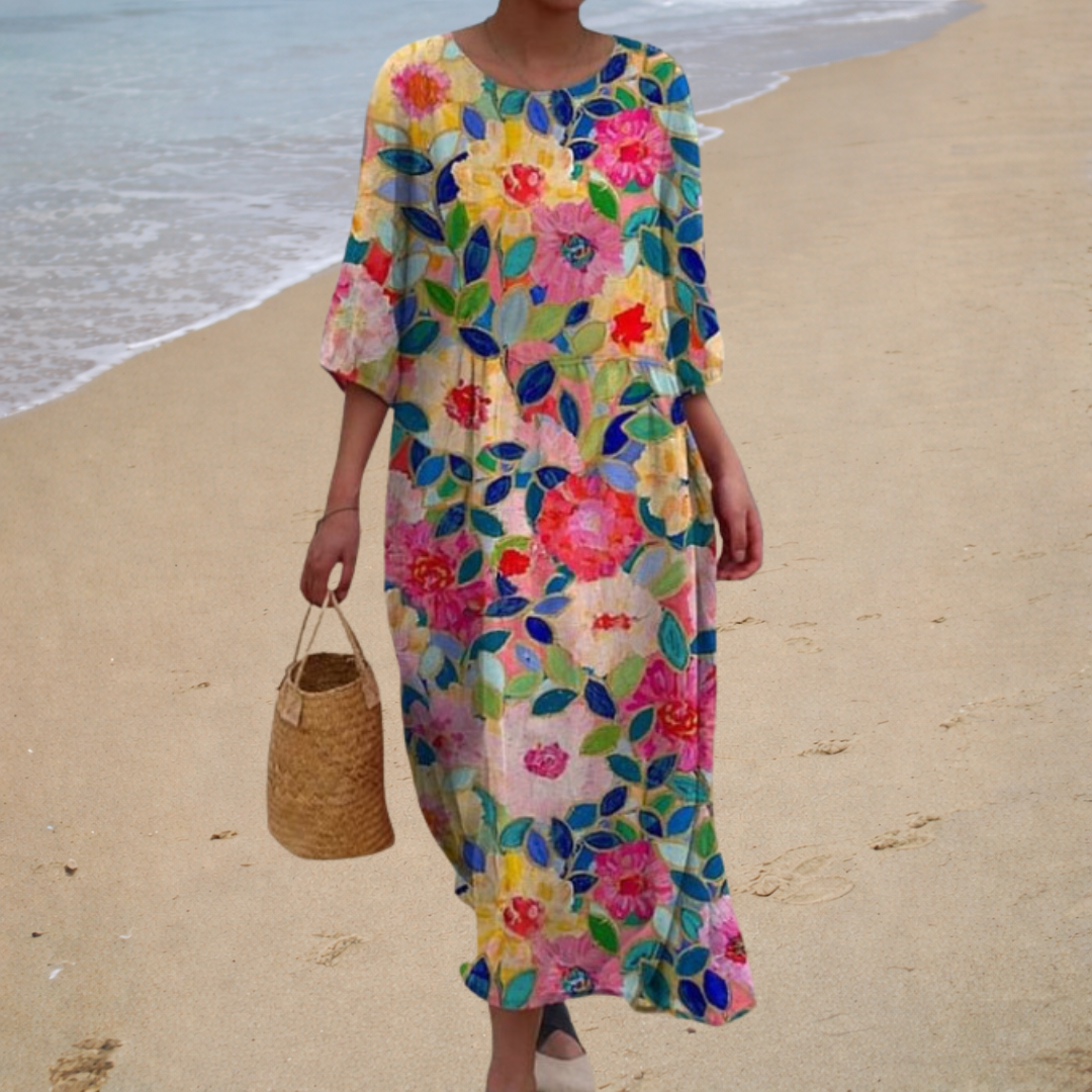 Chic and Comfortable Flowy Maxi Dress