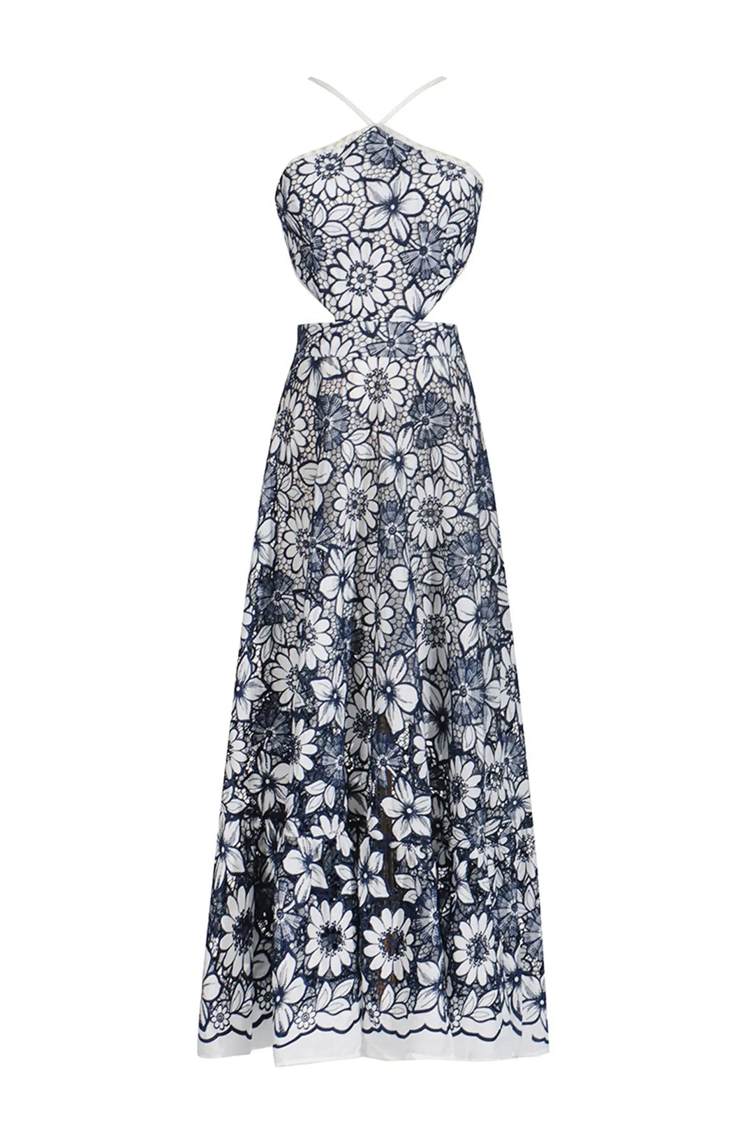 Elanor - Cut Out Halter Dress