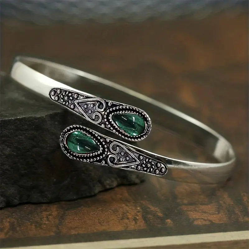Esmeralda Bracelet – Silver Tone