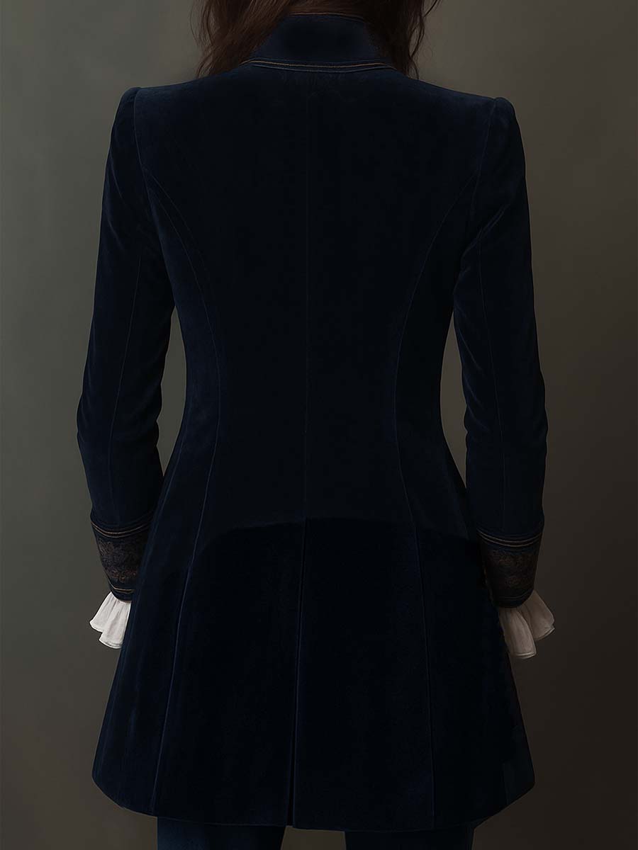 Athénaïs | Vintage Embroidered Longline Jacket