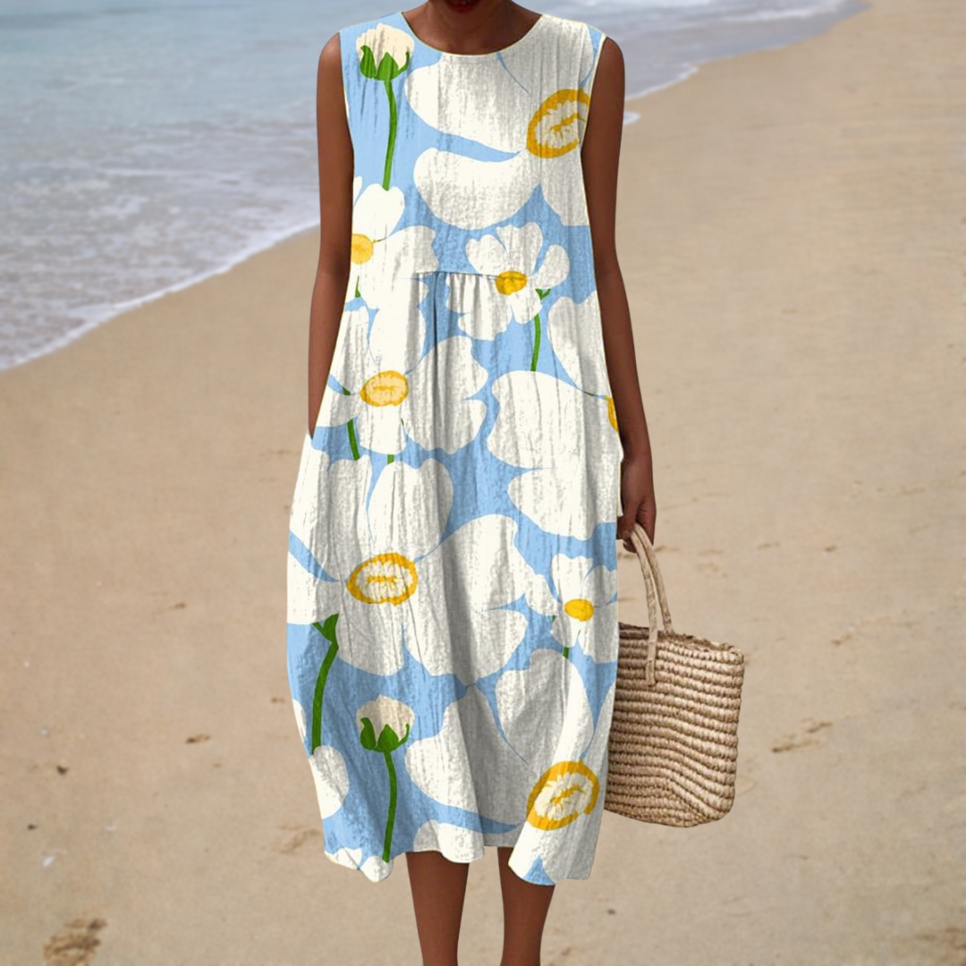 Cozy Sleeveless Summer Dress
