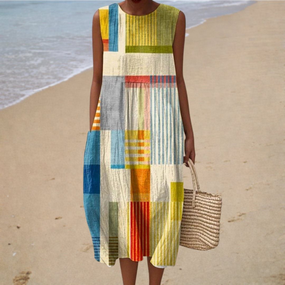 Cozy Sleeveless Summer Dress