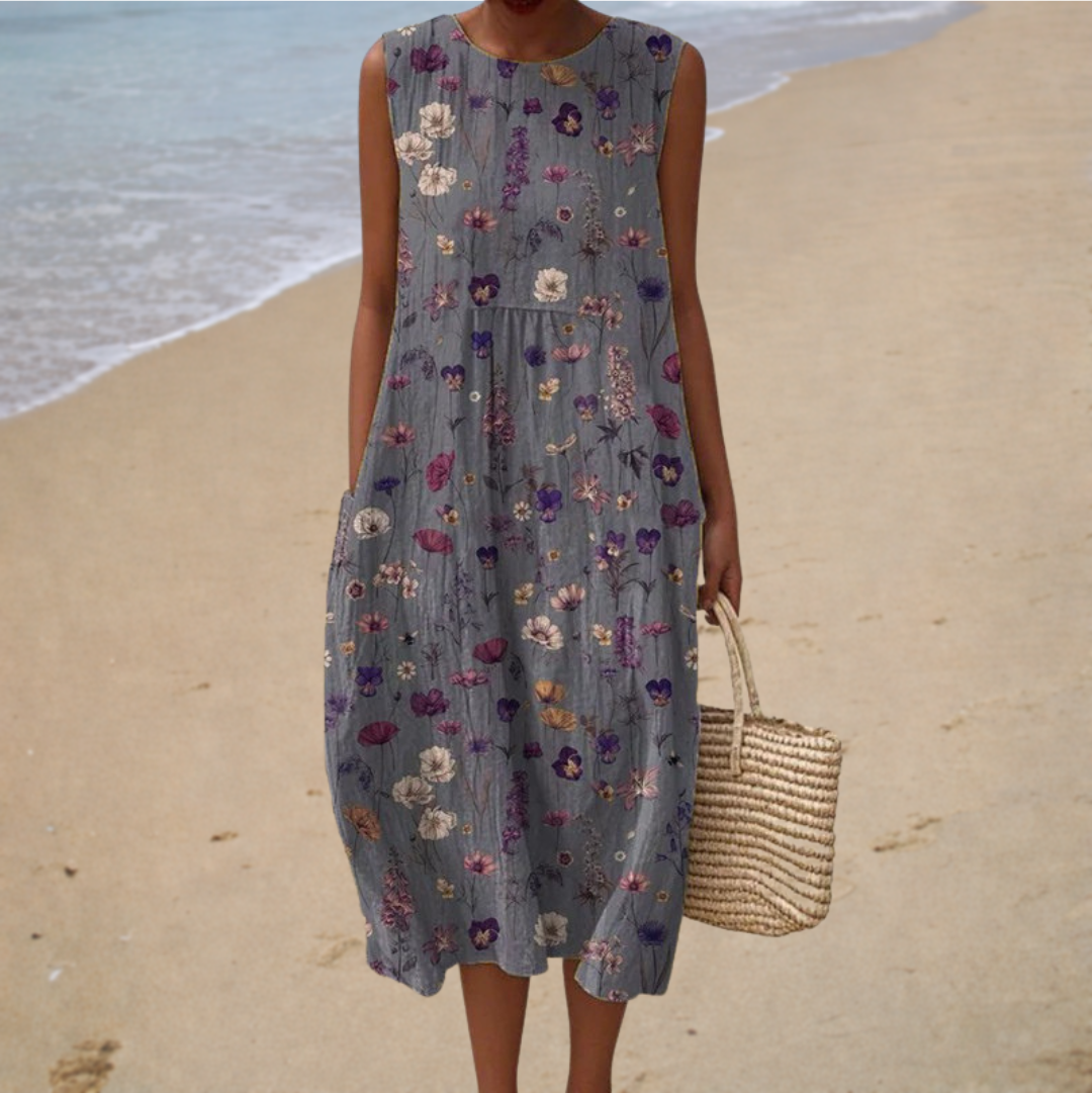 Cozy Sleeveless Summer Dress