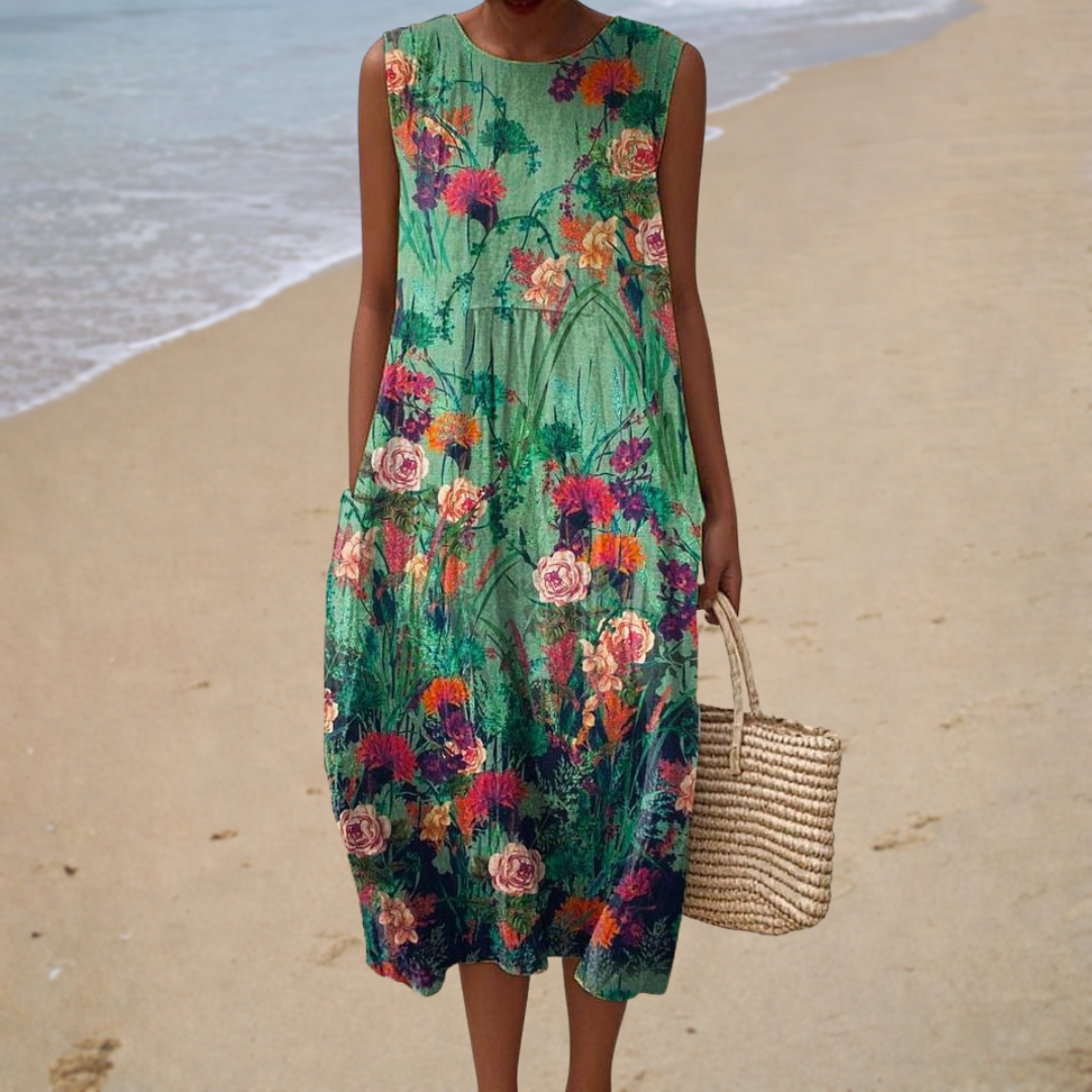 Cozy Sleeveless Summer Dress