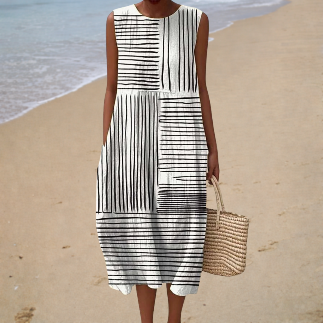 Cozy Sleeveless Summer Dress