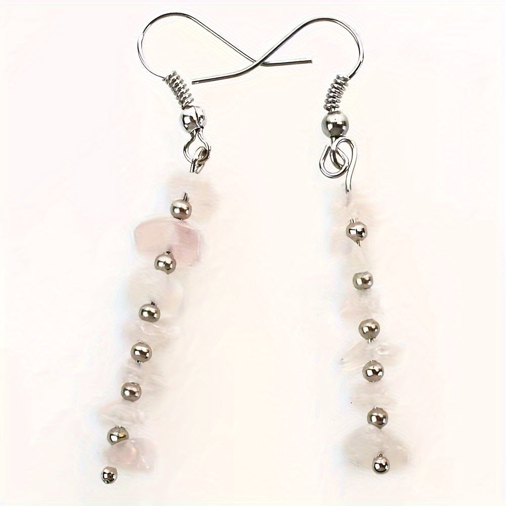 Boho Colorful Gemstone Drop Earrings