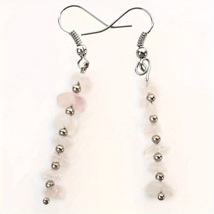 Boho Colorful Gemstone Drop Earrings