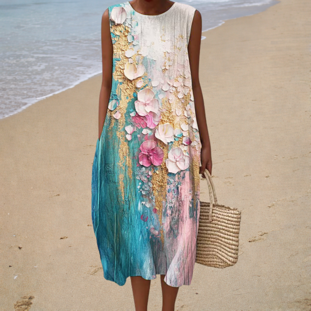 Cozy Sleeveless Summer Dress