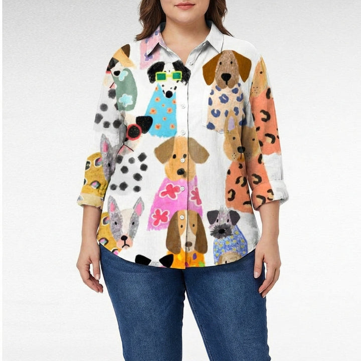 Constance | Elegant Linen Summer Blouse