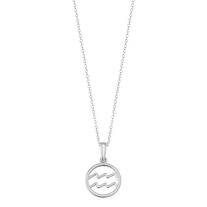 Zodiac Sign Necklace – Silver Tone