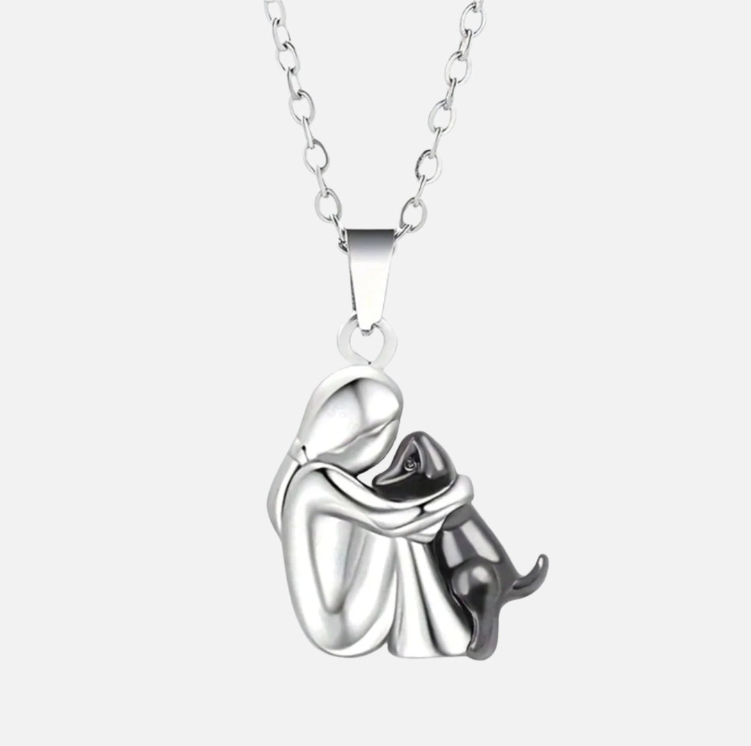 Isla Dog Embrace Necklace