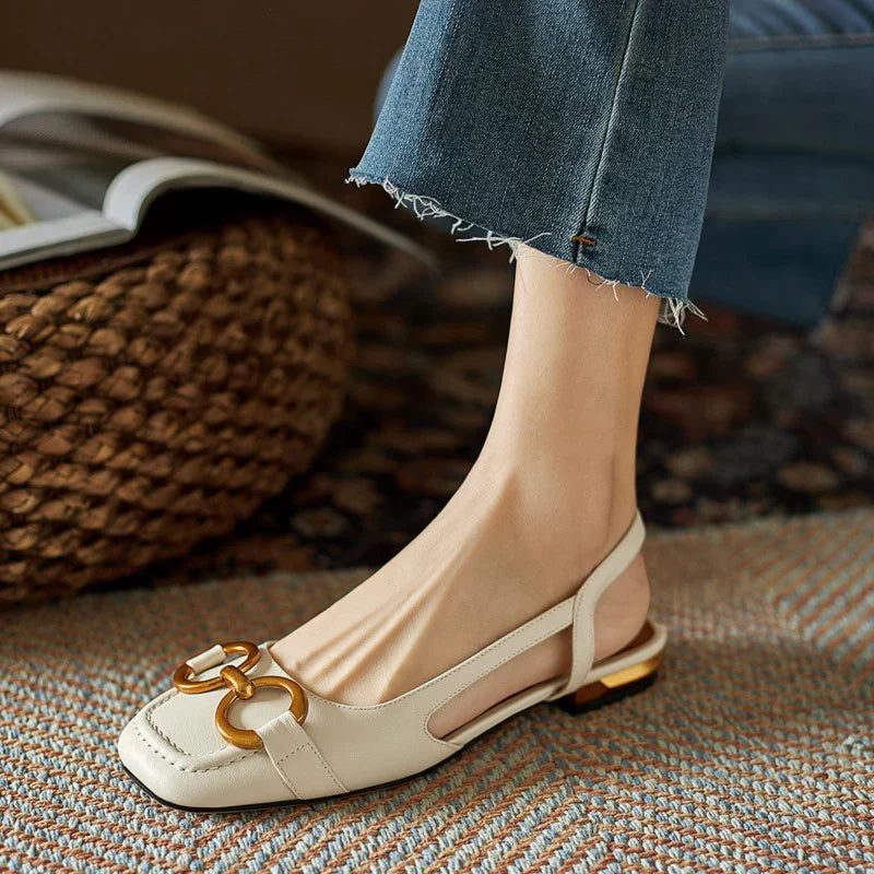Sienna™ Orthopedic Leather Buckle Sandals