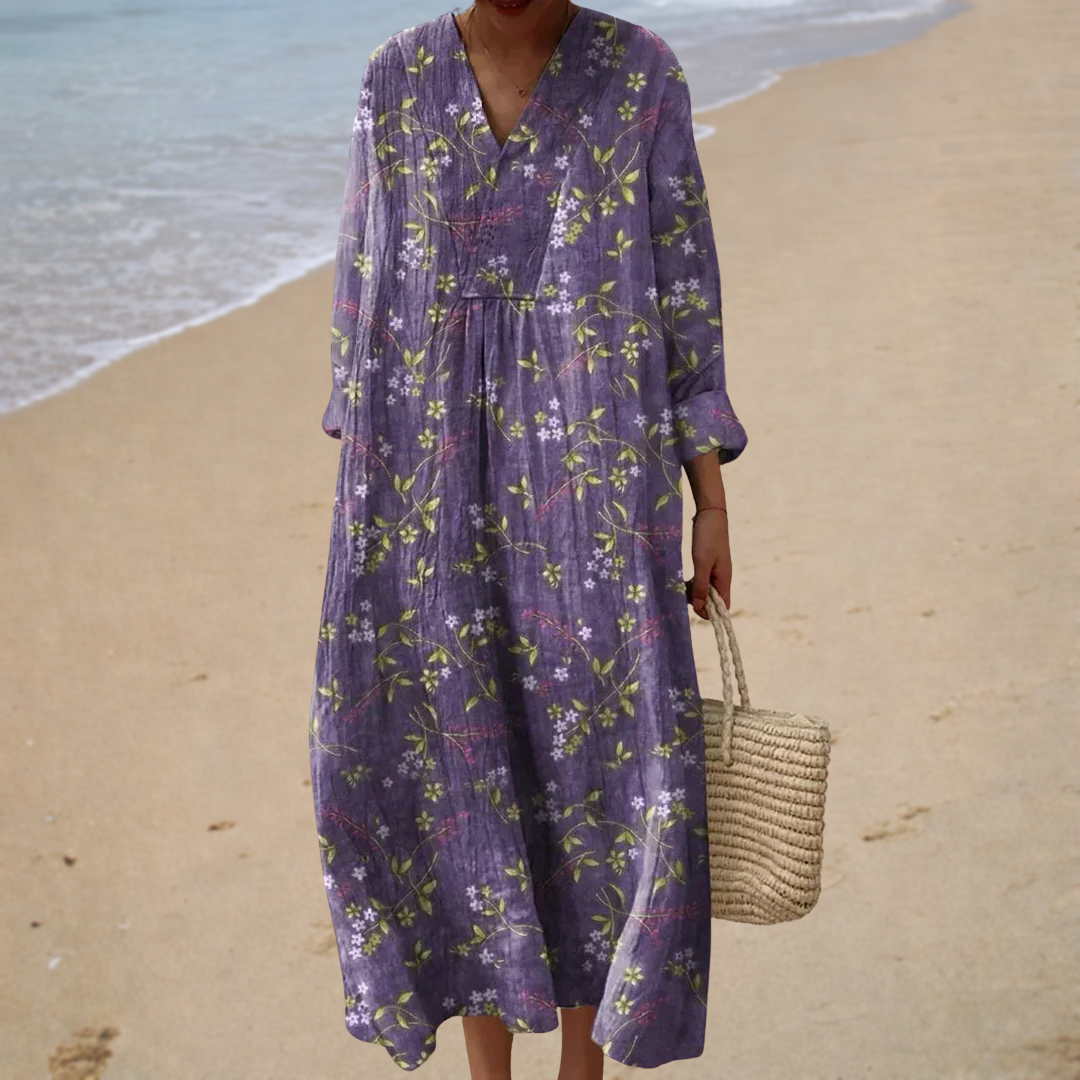 Chic Printed Summer Dress for a Flattering Fit