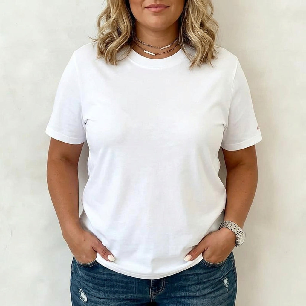 Mila | Casual Solid Color T-Shirt