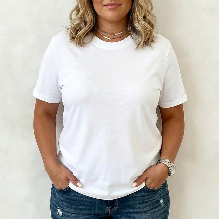Mila | Casual Solid Color T-Shirt