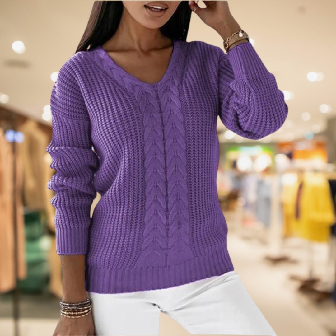 Leena™ - V-Neck Top