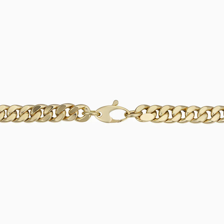 Estate Cuban Bracelet – Silver Tone