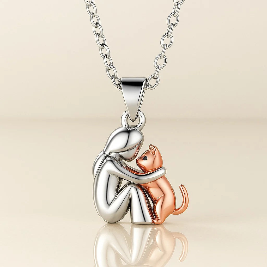 Aria Cat Embrace Necklace