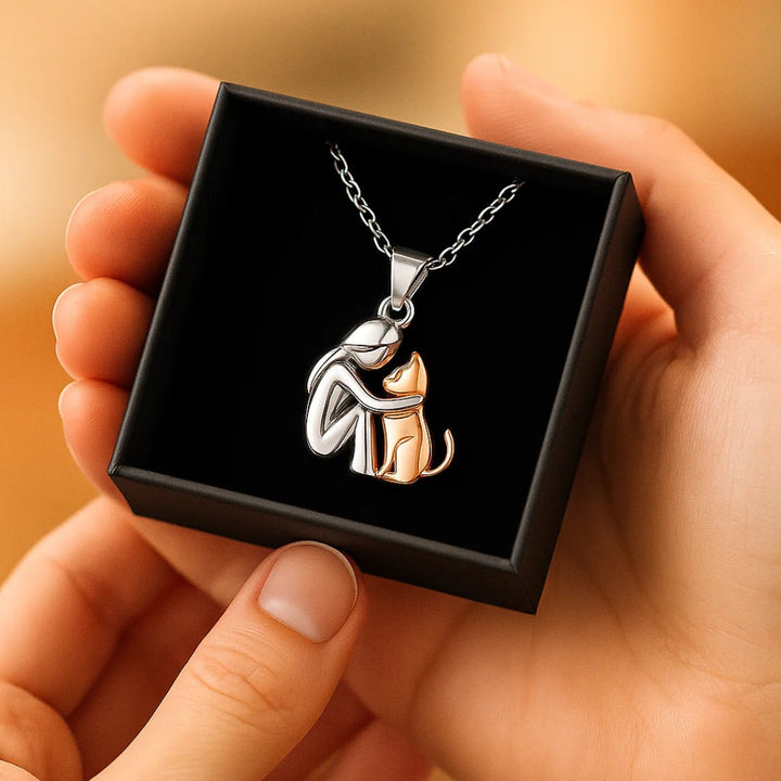 Aria Cat Embrace Necklace