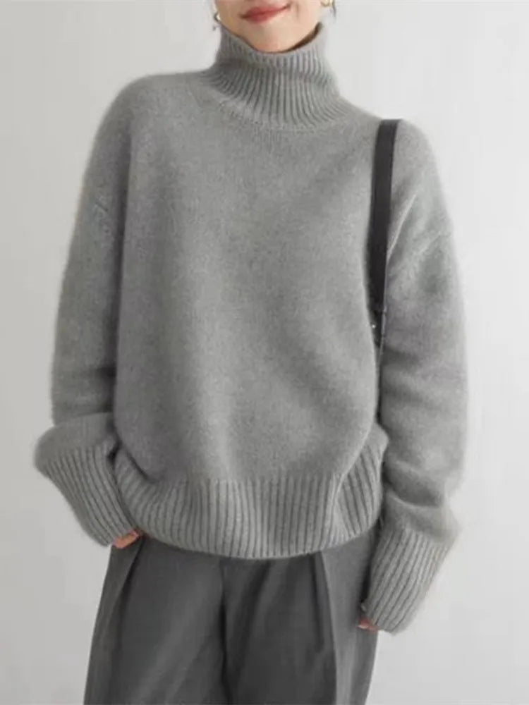 Linda - Cashmere Turtleneck Sweater