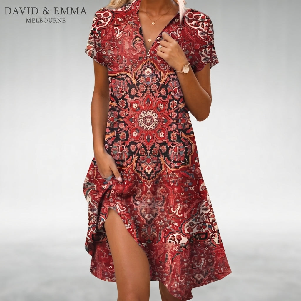 Moira™ Lightweight Comfort Midi Dress