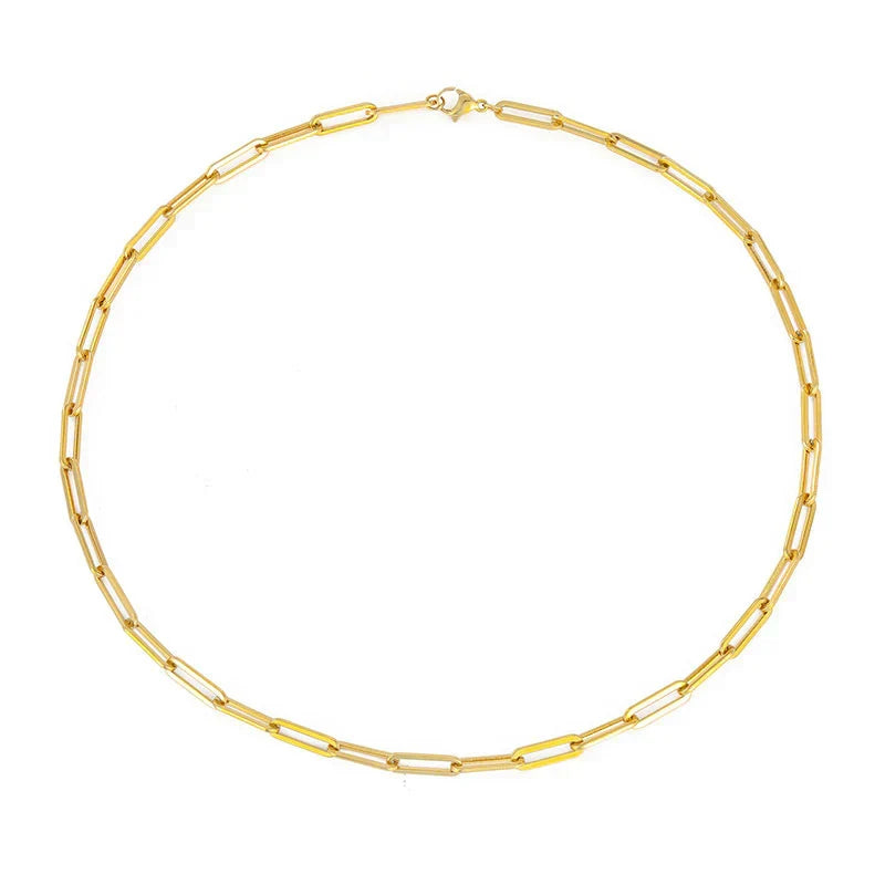 Archen Elegant Chain Necklace – Silver Tone
