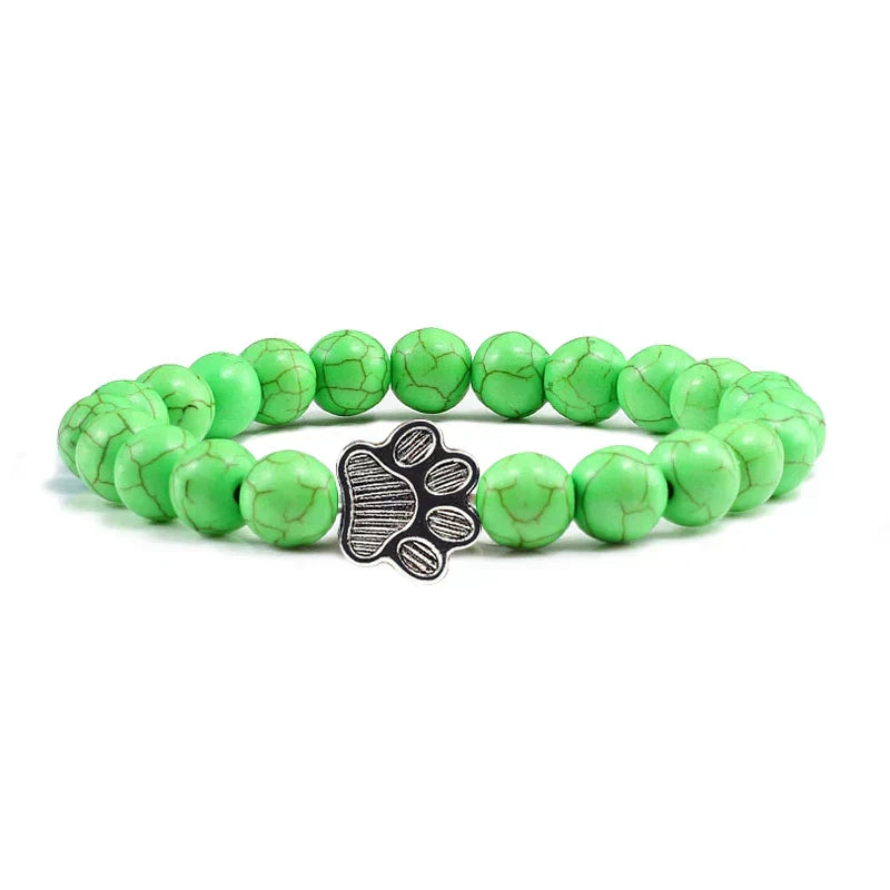 Bracelet with Beaded Paws