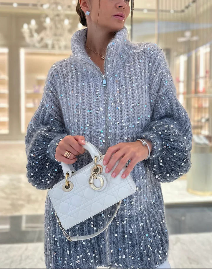 Gloria - Oversized Sparkly Sweater
