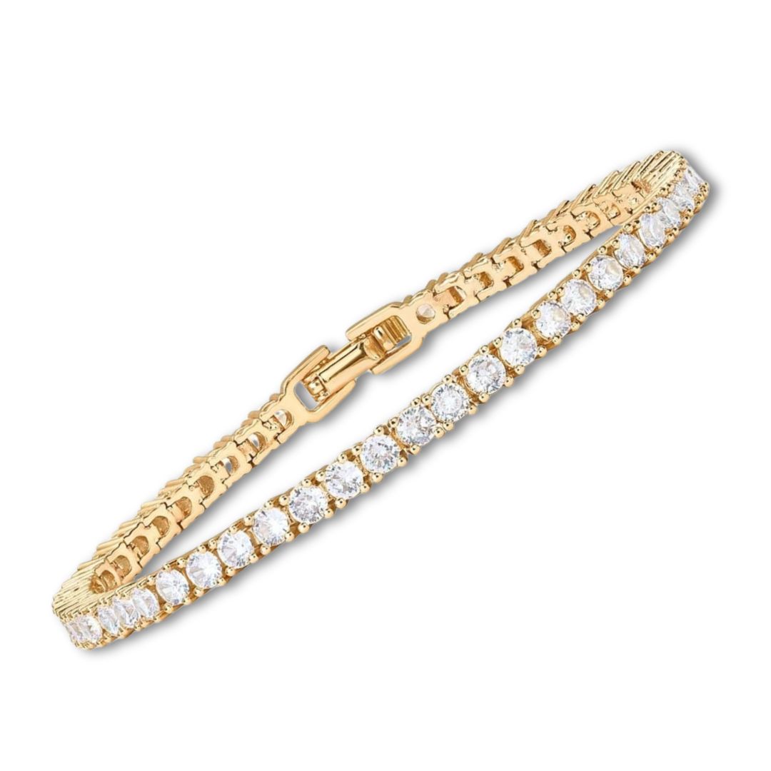 Tennis Bracelet – Silver Tone
