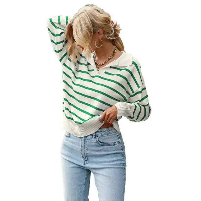 Eudora - Chic & Comfortable Knit Sweater