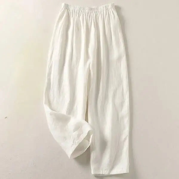 Emma | Flowy Cotton & Linen Pants