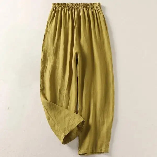 Emma | Flowy Cotton & Linen Pants