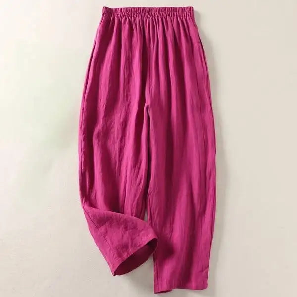 Emma | Flowy Cotton & Linen Pants