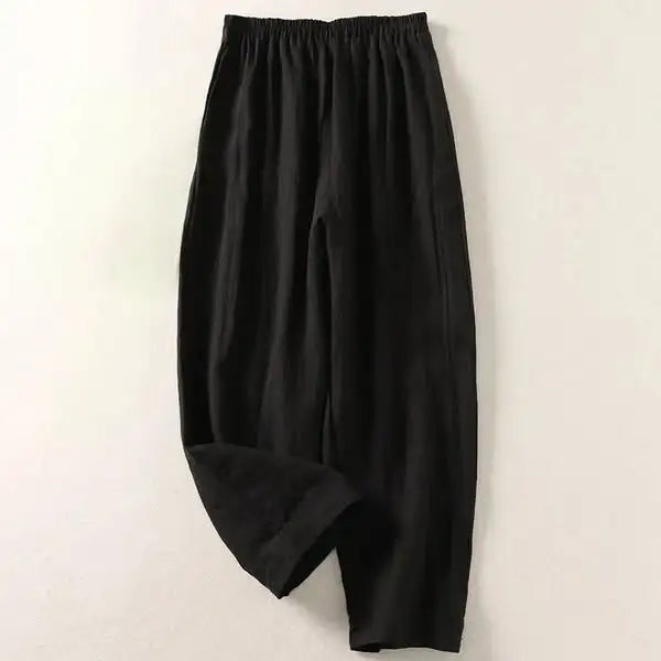 Emma | Flowy Cotton & Linen Pants