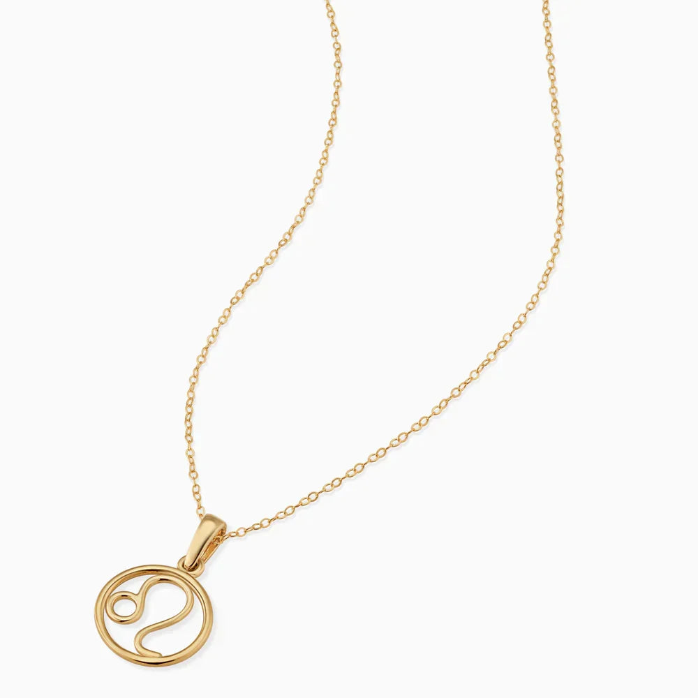 Zodiac Sign Necklace – Silver Tone