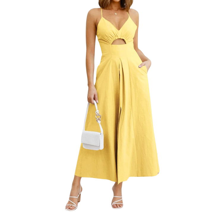 Nira - Sleeveless V-Neck Dress