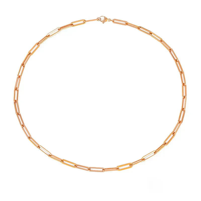 Archen Elegant Chain Necklace – Silver Tone