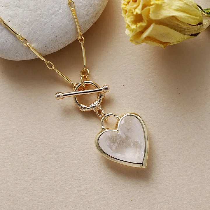 Elegant Love Bound Gold Plated Chain Necklace
