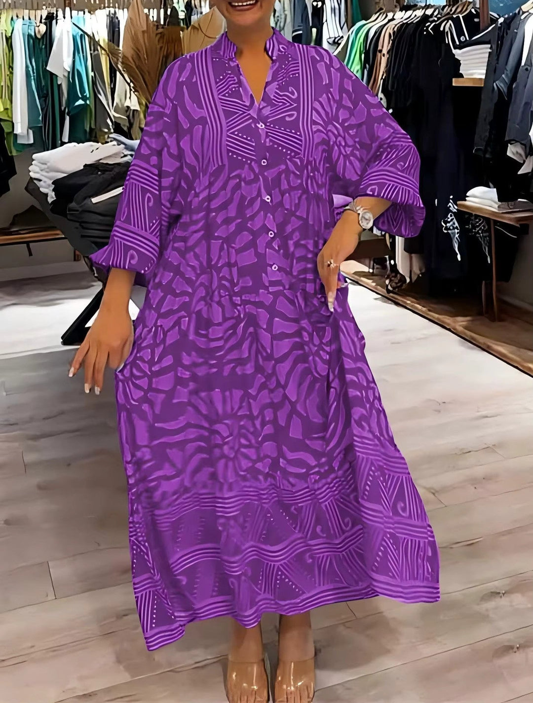 Siara - Printed Loose Dress