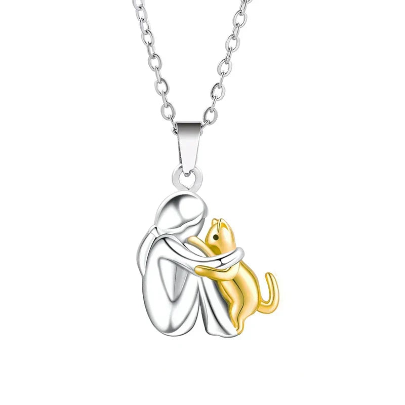 Aria Cat Embrace Necklace