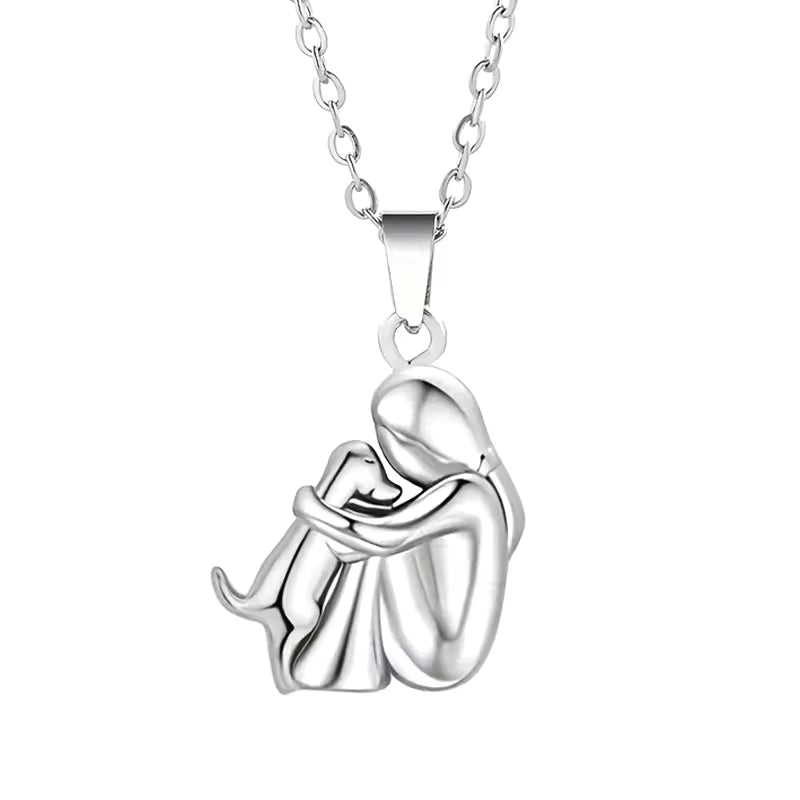 Isla Dog Embrace Necklace