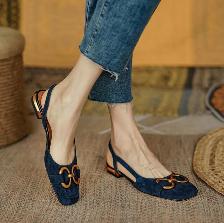 Sienna™ Orthopedic Leather Buckle Sandals