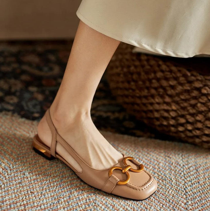 Sienna™ Orthopedic Leather Buckle Sandals