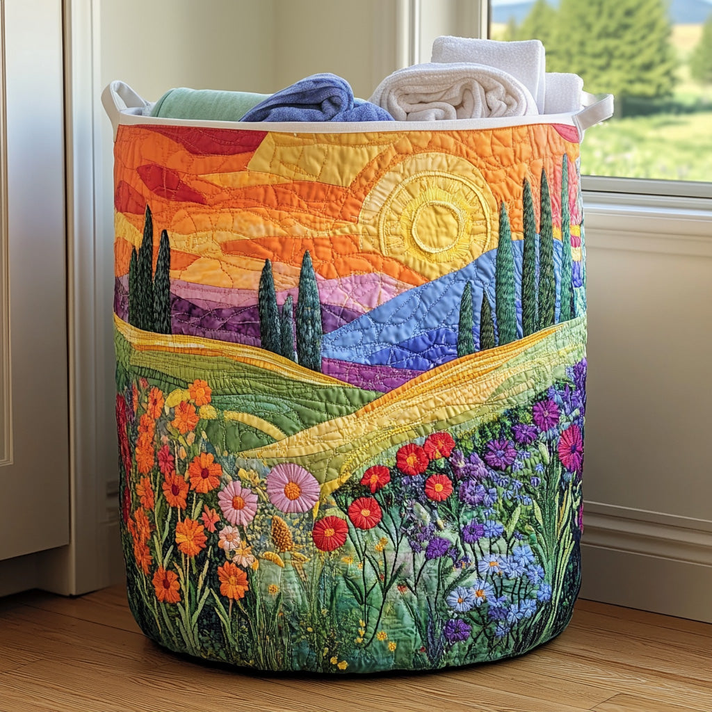 Panier Printanier | Panier de Rangement Matelassé