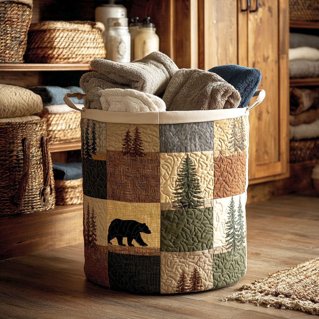 Clairière de Montagne | Panier de Rangement Matelassé