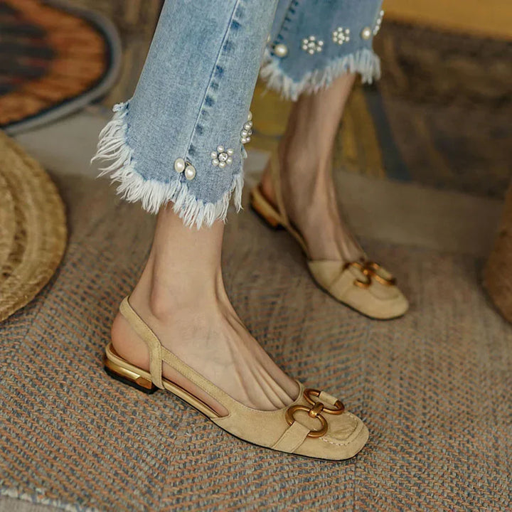 Sienna™ Orthopedic Leather Buckle Sandals
