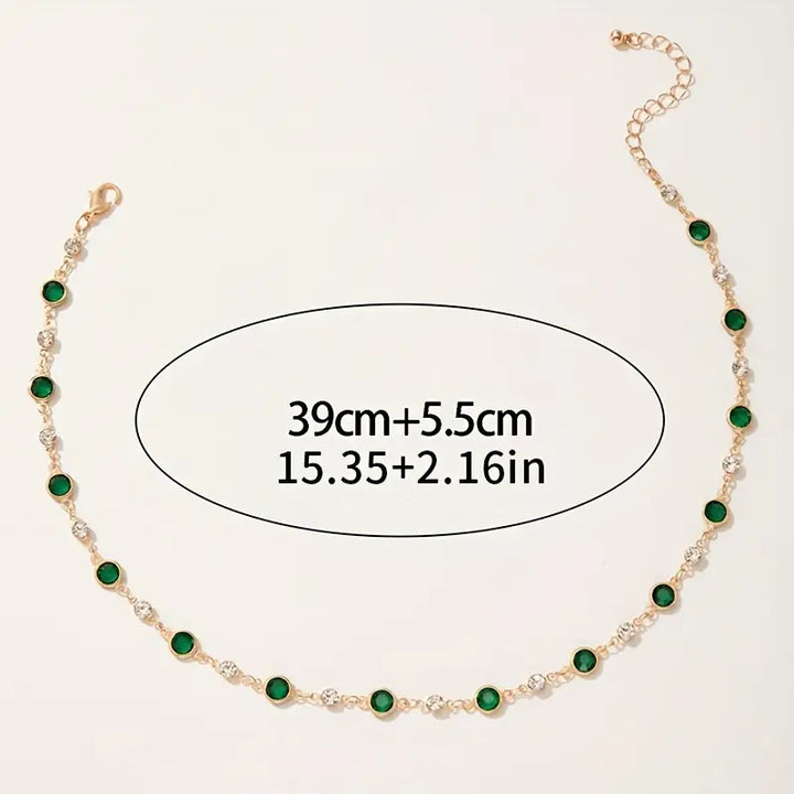 Elira Necklace – Gold Tone