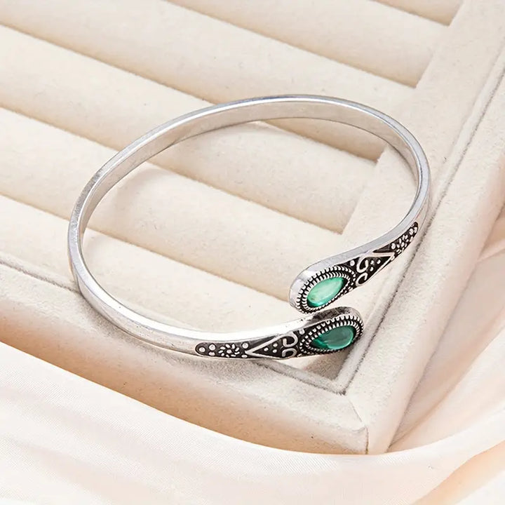 Esmeralda Bracelet – Silver Tone